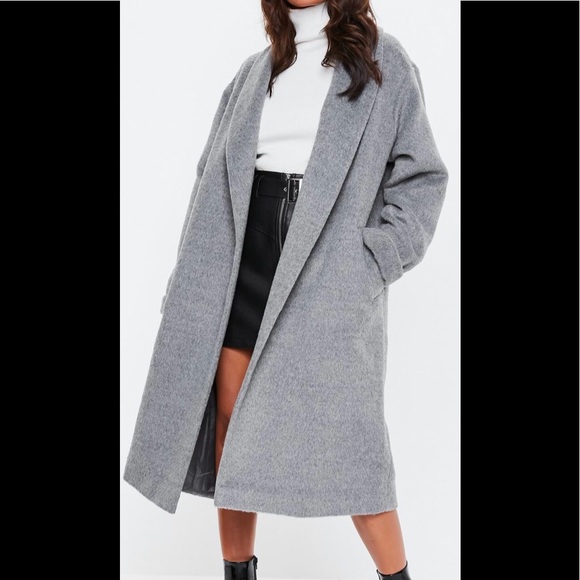 missguided shawl coat